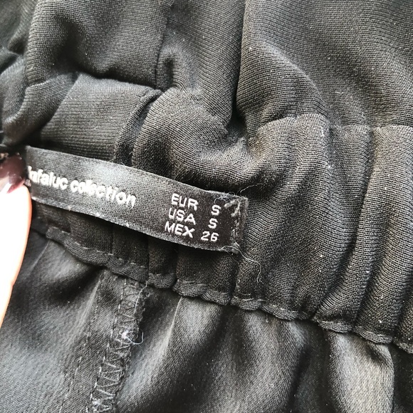 Zara Ankle Wide Leg Side Bow Culottes Pants - Picture 4 of 8